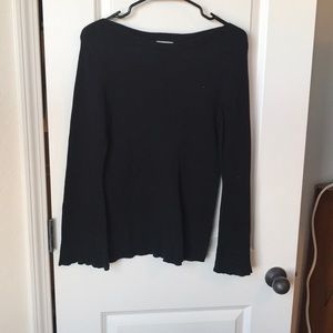 Bell sleeve sweater
